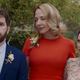 (from left) Ben Platt, Allison Janney, and Kristen Bell in The People We Hate At The Wedding.